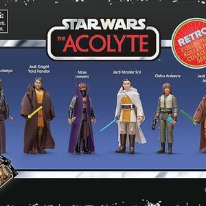 Star Wars Black and Brown Action Figures Retro Collection